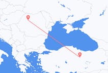 Flyg från Cluj Napoca, Rumänien till Sivas, Turkiet