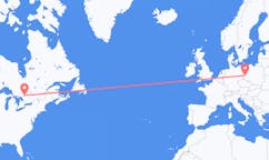 Flights from North Bay, Canada to Zielona Góra, Poland