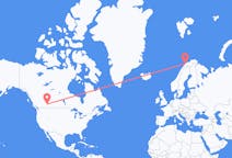 Flyg från Calgary, Kanada till Tromsø, Norge