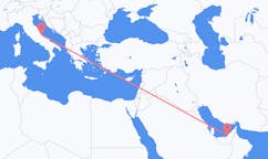 Vluchten van Abu Dhabi, Verenigde Arabische Emiraten naar Pescara, Italië
