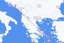 Flyg från Dubrovnik, Kroatien till Mykonos, Grekland