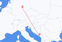 Flyreiser fra Tivat, Montenegro til Erfurt, Tyskland