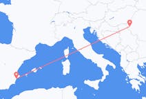 Vluchten van Timișoara, Roemenië naar Alicante, Spanje