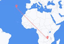 Flyg från Ndola, Zambia till Ponta Delgada, Portugal