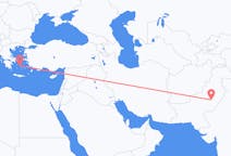 Flyreiser fra Multan, til Paros