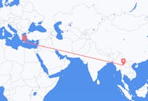 Flights from Chiang Rai Province, Thailand to Heraklion, Greece