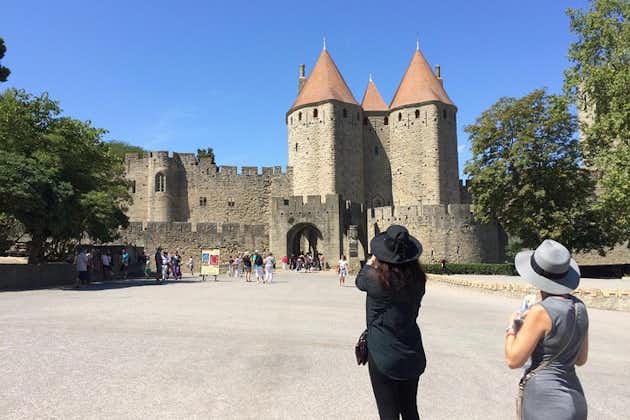 Tour privato di un giorno: Cité de Carcassonne e i castelli di Lastours. Da Tolosa