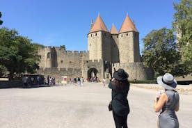 Excursão privada de um dia: Cité de Carcassonne e os castelos Lastours.De Toulouse