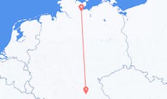 Flyreiser fra Nürnberg, til Lübeck