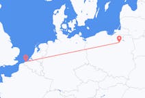 Flights from Szymany, Szczytno County, Poland to Ostend, Belgium