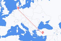 Flyreiser fra Hamburg, Tyskland til Konya, Tyrkia