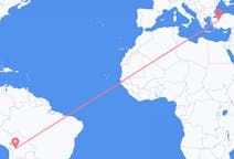 Flights from Oruro, Bolivia to Kütahya, Turkey