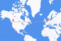 Flyreiser fra Kamloops, Canada til Duesseldorf, Tyskland
