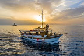 3-timers solnedgang Dolphin Spotting og middag i Medulin Archipelago
