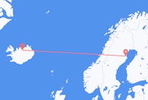 Рейсы из Акюрейри, Исландия в Шеллефтео, Швеция