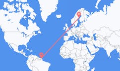 Flights from Cayenne, France to Umeå, Sweden