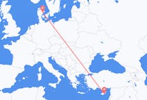 Flights from Larnaca in Cyprus to Aarhus in Denmark