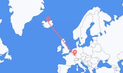 Flüge von Saarbrücken, Deutschland nach Akureyri, Island