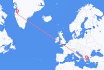 Flyg från Kangerlussuaq till Aten