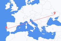 Fly fra Dnipro til Lisboa