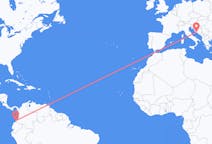 Flyreiser fra Tumaco, til Split
