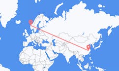 Flights from Huangshan City, China to Volda, Norway