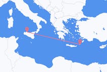 Vluchten van Palermo, Italië naar Karpathos, Griekenland
