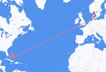 Flyg från George Town, Bahamas till Sønderborg, Danmark