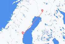 Vols depuis la ville de Sundsvall vers la ville de Rovaniemi