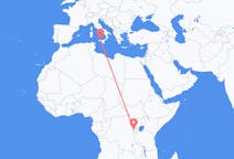 Flyreiser fra Goma, Kongo-Kinshasa til Palermo, Italia