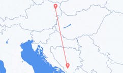 从莫斯塔爾飞往维也纳的航班