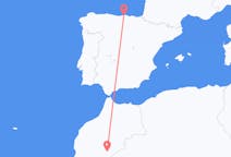 Flyreiser fra Zagora, til Santander