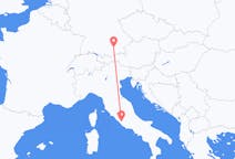 Vluchten van München, Duitsland naar Rome, Italië