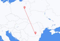 Vols de Varsovie, Pologne à Bucarest, Roumanie
