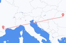 Flyrejser fra Carcassonne, Frankrig til Targu Mures, Rumænien