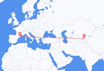 Flüge von Fargʻona, Usbekistan nach Girona, Spanien