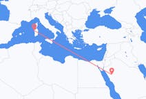 Flights from Al-`Ula, Saudi Arabia to Alghero, Italy