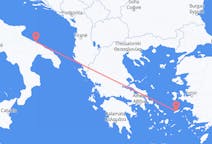 Flights from Bari, Italy to Icaria, Greece