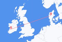 Flights from Shannon, County Clare, Ireland to Karup, Denmark