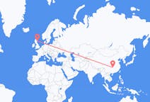 Flyrejser fra Zhangjiajie, Kina til Aberdeen, Skotland