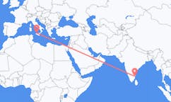 เที่ยวบิน จาก Pondicherry, อินเดีย ไปยัง ปาแลร์โม, อิตาลี
