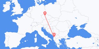 Flights from Albania to Czechia