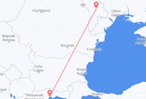 Vluchten van Chisinau naar de prefectuur Kavala