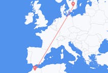 Flights from Fes in Morocco to Växjö in Sweden