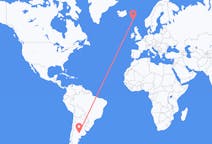Flyreiser fra Santa Rosa, Argentina til Sørvágur, Færøyene