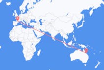 Flyreiser fra Hamilton Island, Australia til Toulouse, Frankrike