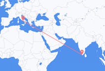 Flyg från Thiruvananthapuram, Indien till Neapel, Italien
