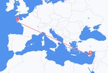 Loty z miasta Larnaka do miasta Quimper