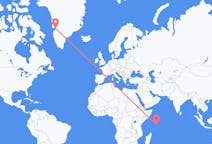 Flyrejser fra Mahé (Indien) til Ilulissat