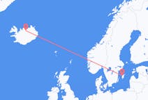Flyg från Akureyri, Island till Visby, Island